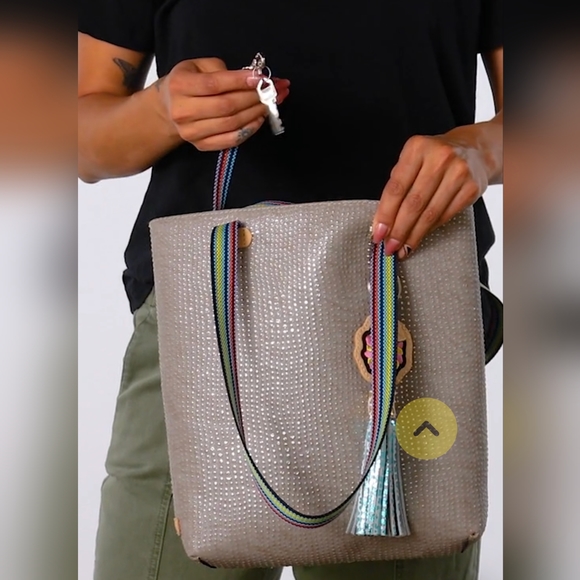 Consuela Juanis Everyday Tote with key fob charm - Picture 8 of 11